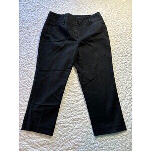 Dana Buchman Black Womens Capri Dress Pants size 6